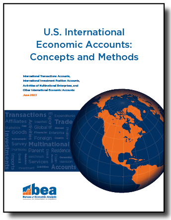 Cover image of U.S. International Economic Accounts: Concepts and Methods document.